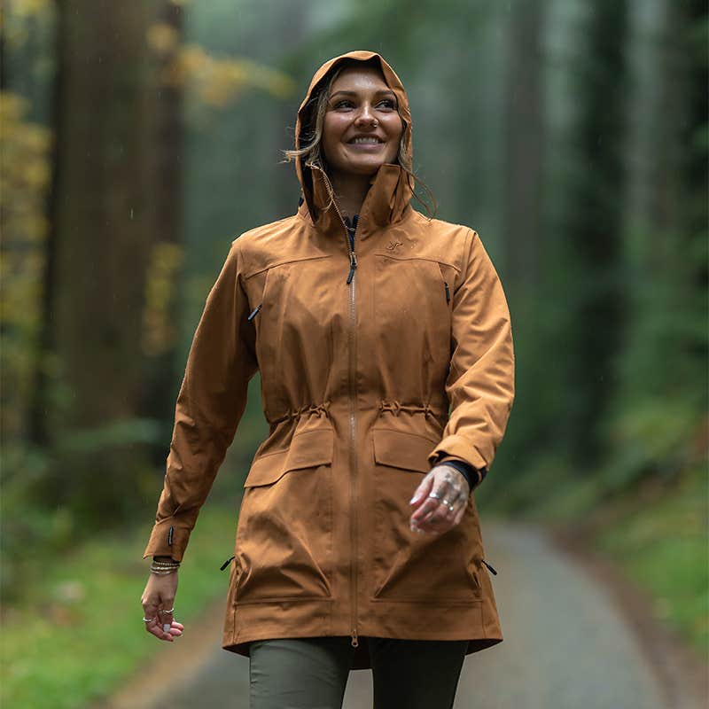 Nevis 2L Parka Dame Rubber
