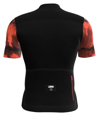 Maillot Manches Courtes LeBram Ventoux Élément Orange Noir