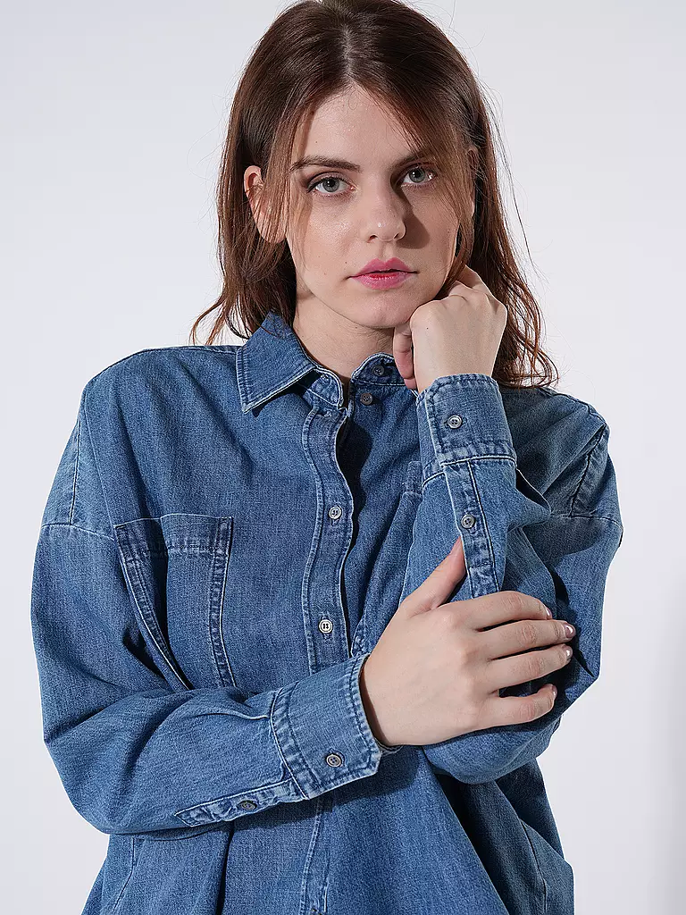 WEEKEND MAX MARA Jeansbluse LANDA blau