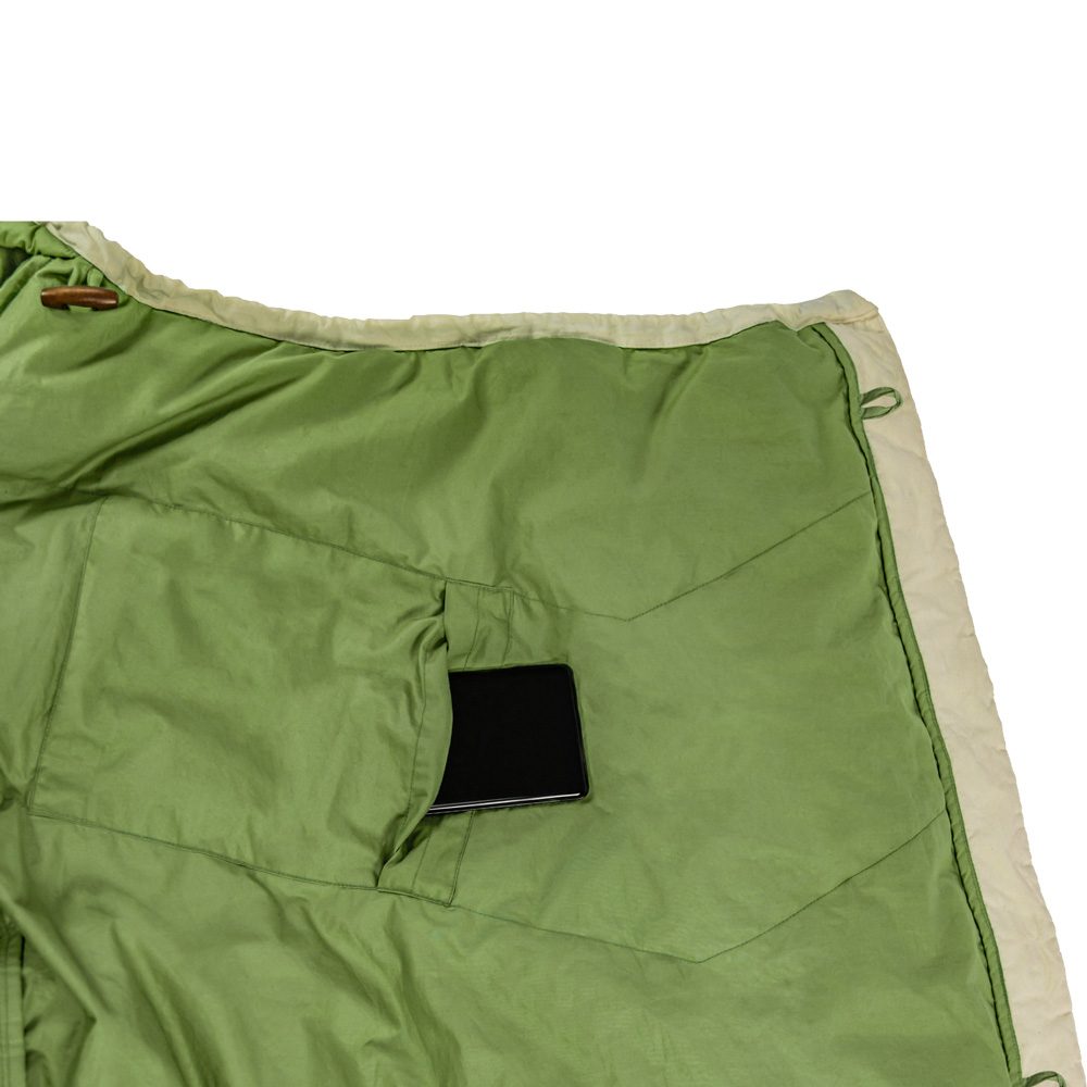 Grüezi Bag Biopod DownWool Nature Comfort Schlafsack basil green