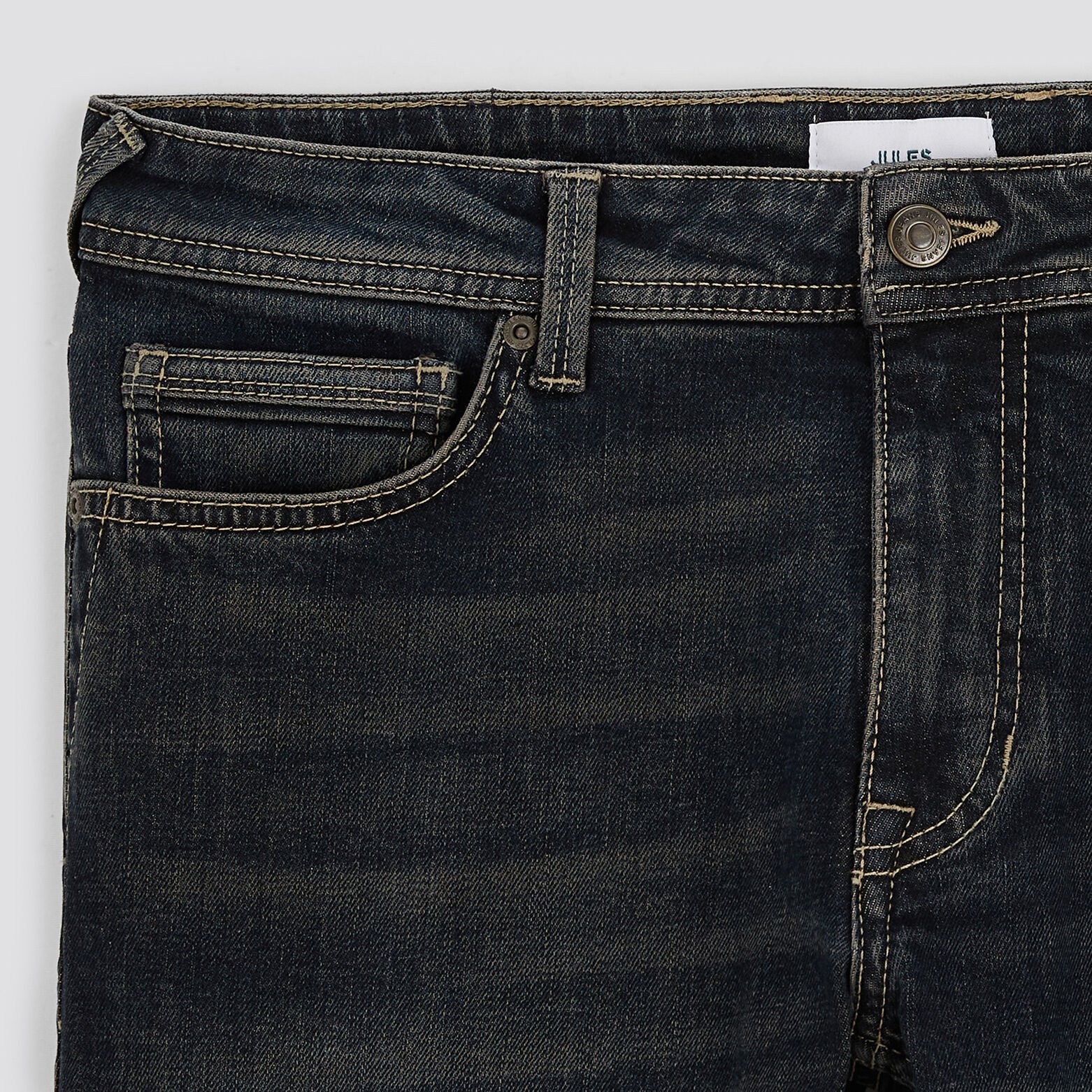 Jean straight 3 longueurs Noir