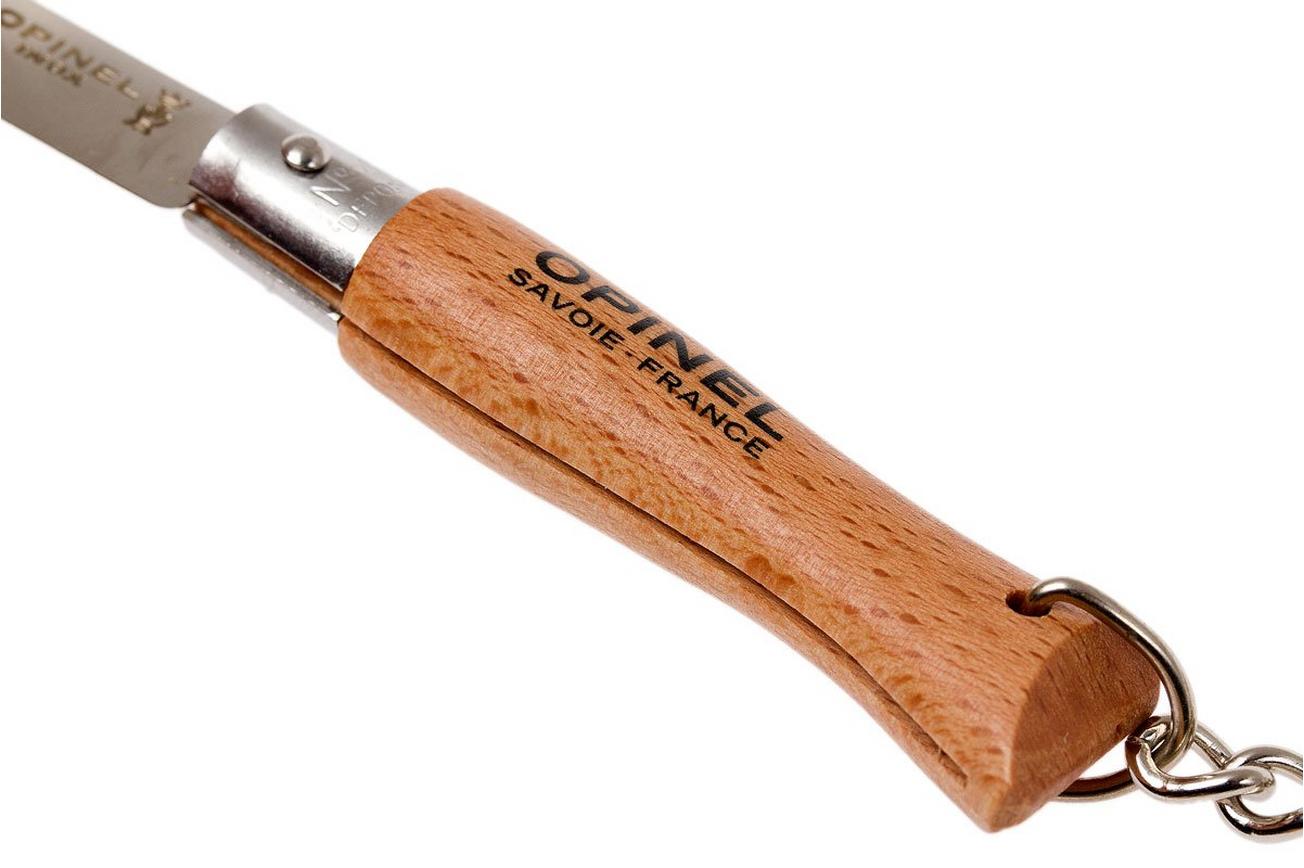 Opinel zakmes No. 4 Classic, RVS, met keyring