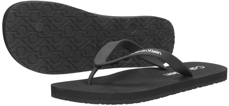 Calvin Klein Flip Flop Rubber zwart