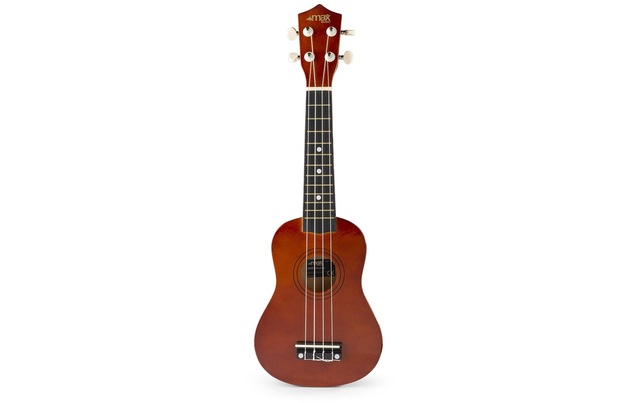 Ukulele »UKEY Set Soprano Dunkel Natur 21 Zoll« Holzart: Linde (China)