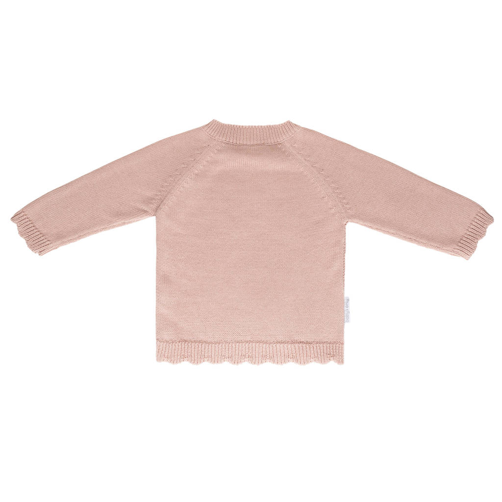 Baby's Only gebreide trui Flora oudroze