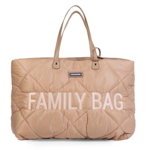Family Bag Sac à langer matelassé Beige - CHILDHOME