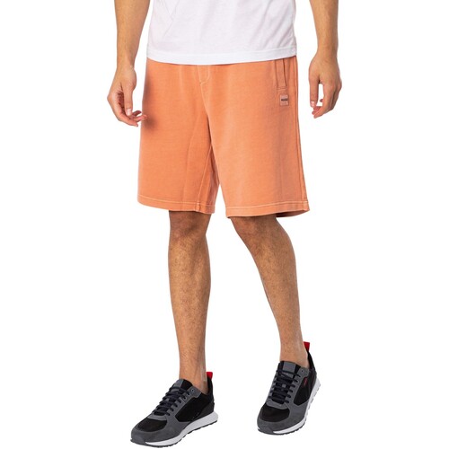 BOSS - Shorts Deportivos Dinezi Rojo