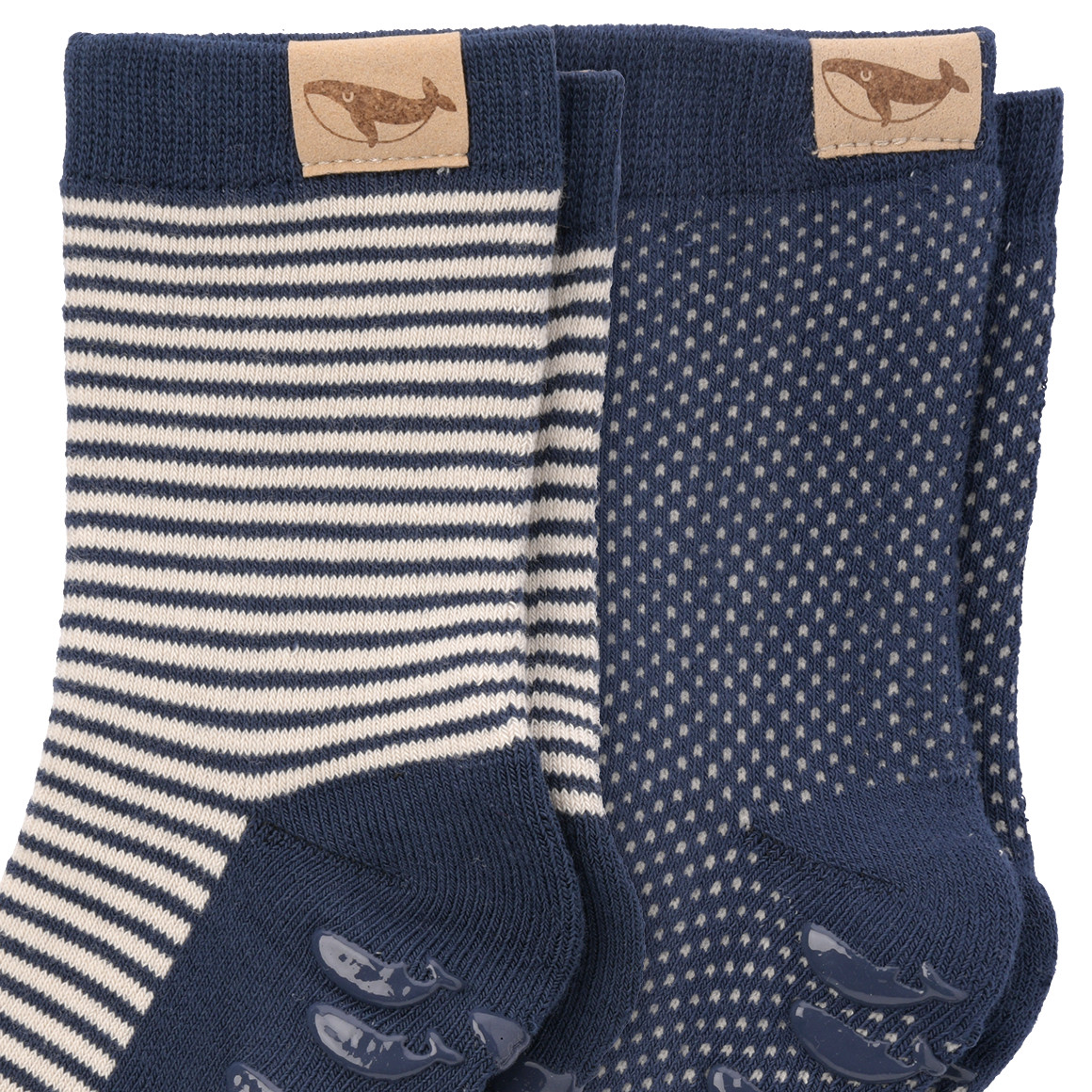 Topolino 2 Paar Jungen Stoppersocken im Set dunkelblau