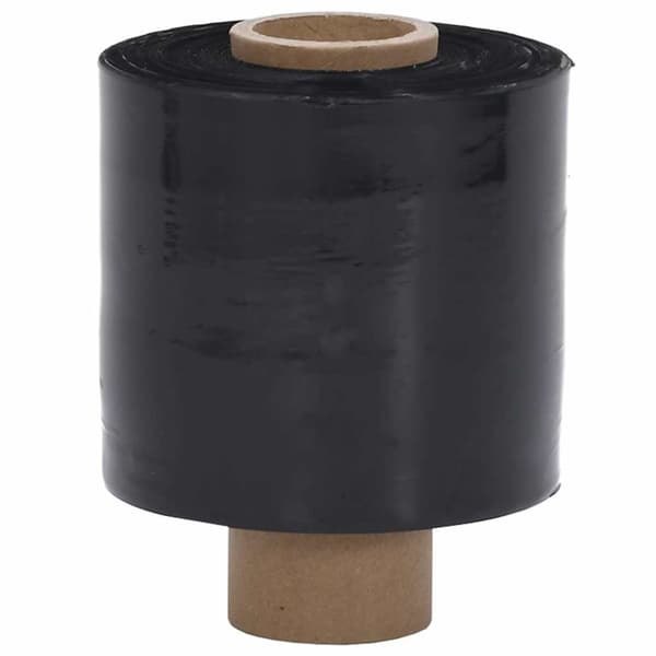 vidaXL Strekkfilm 10 stk svart 23 µm 10 cm x 300 m