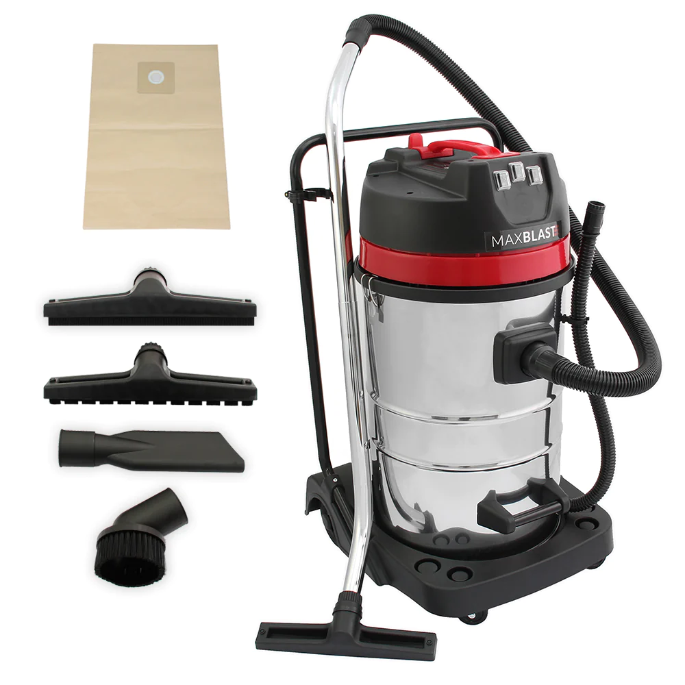 MAXBLAST Aspirateur Industriel de 80 Litres MaxBlast