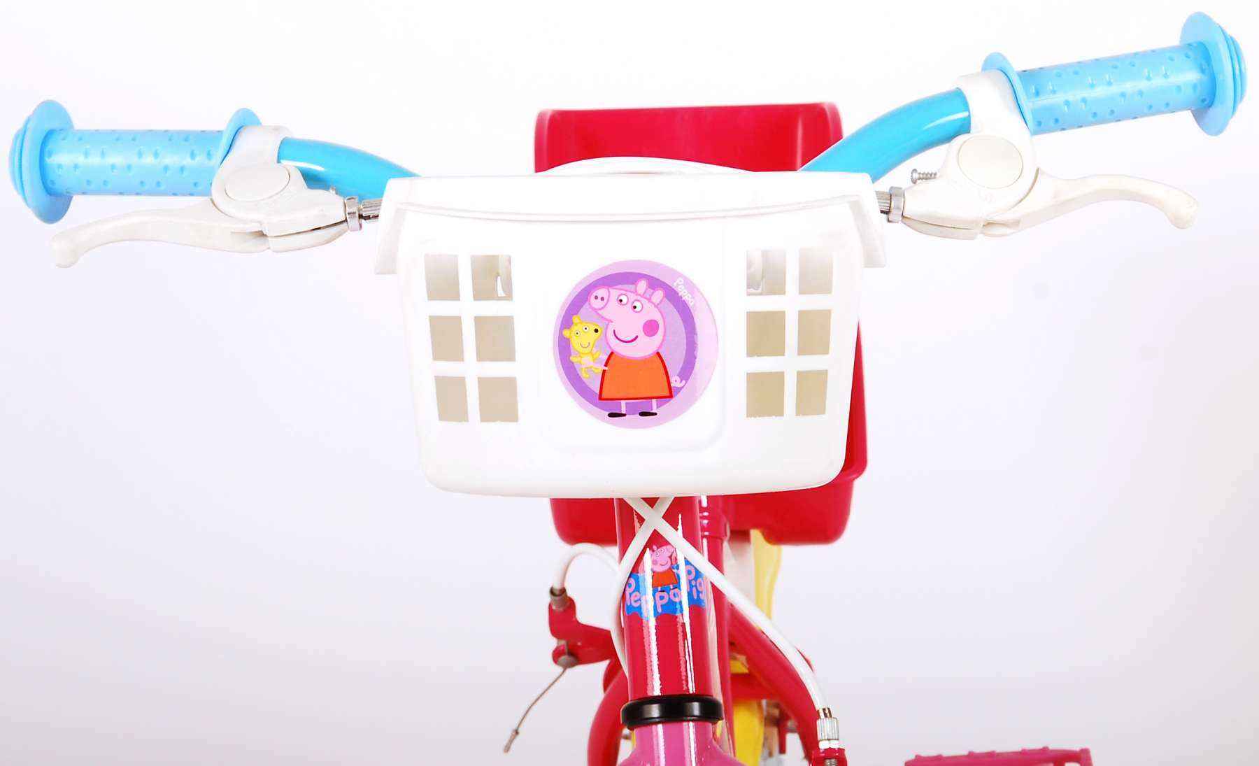 Kinderfahrrad Peppa Pig 12 Zoll Kinderrad in Pink, Zwei Handbremse
