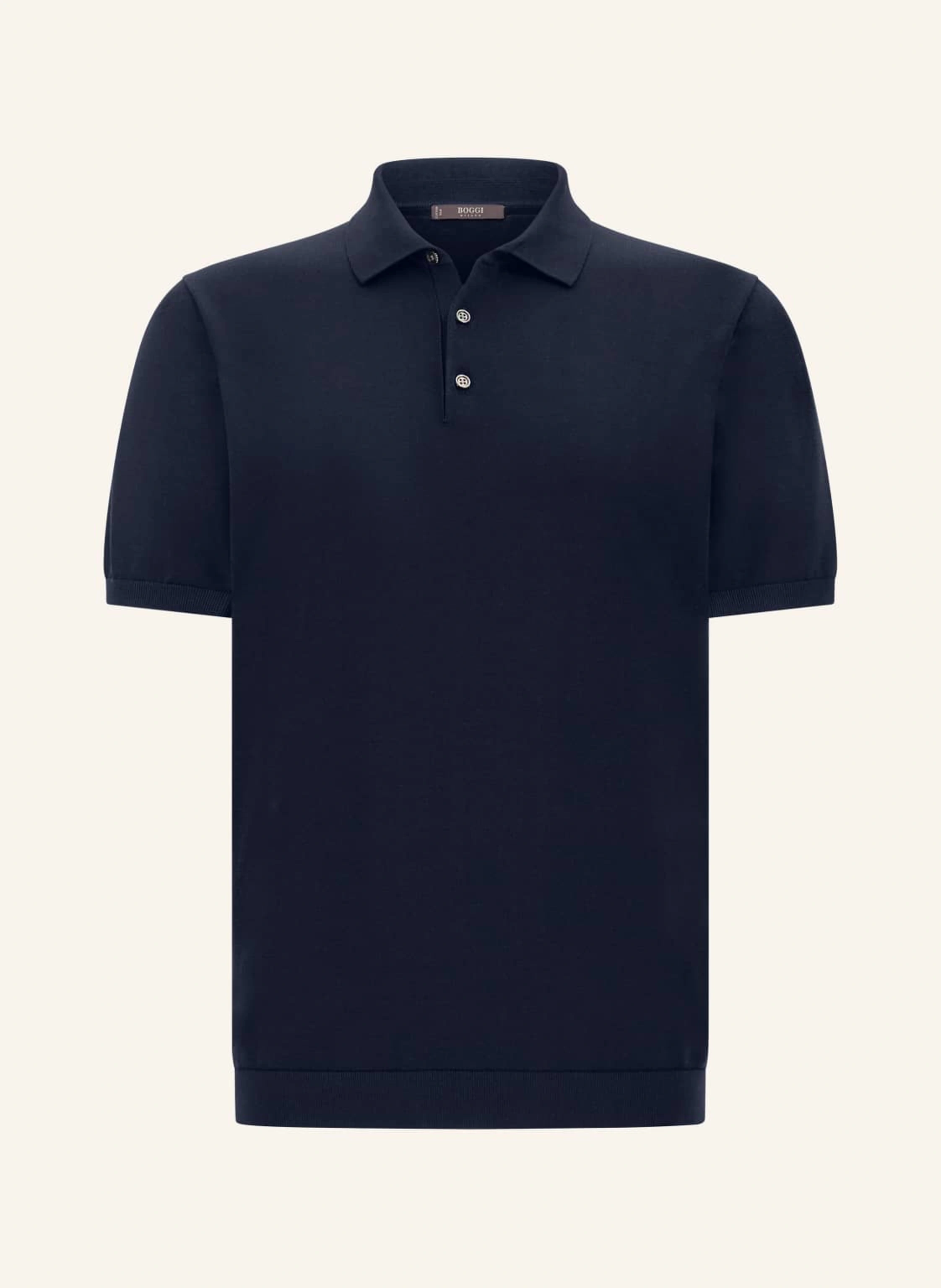 BOGGI MILANO Strick-Poloshirt