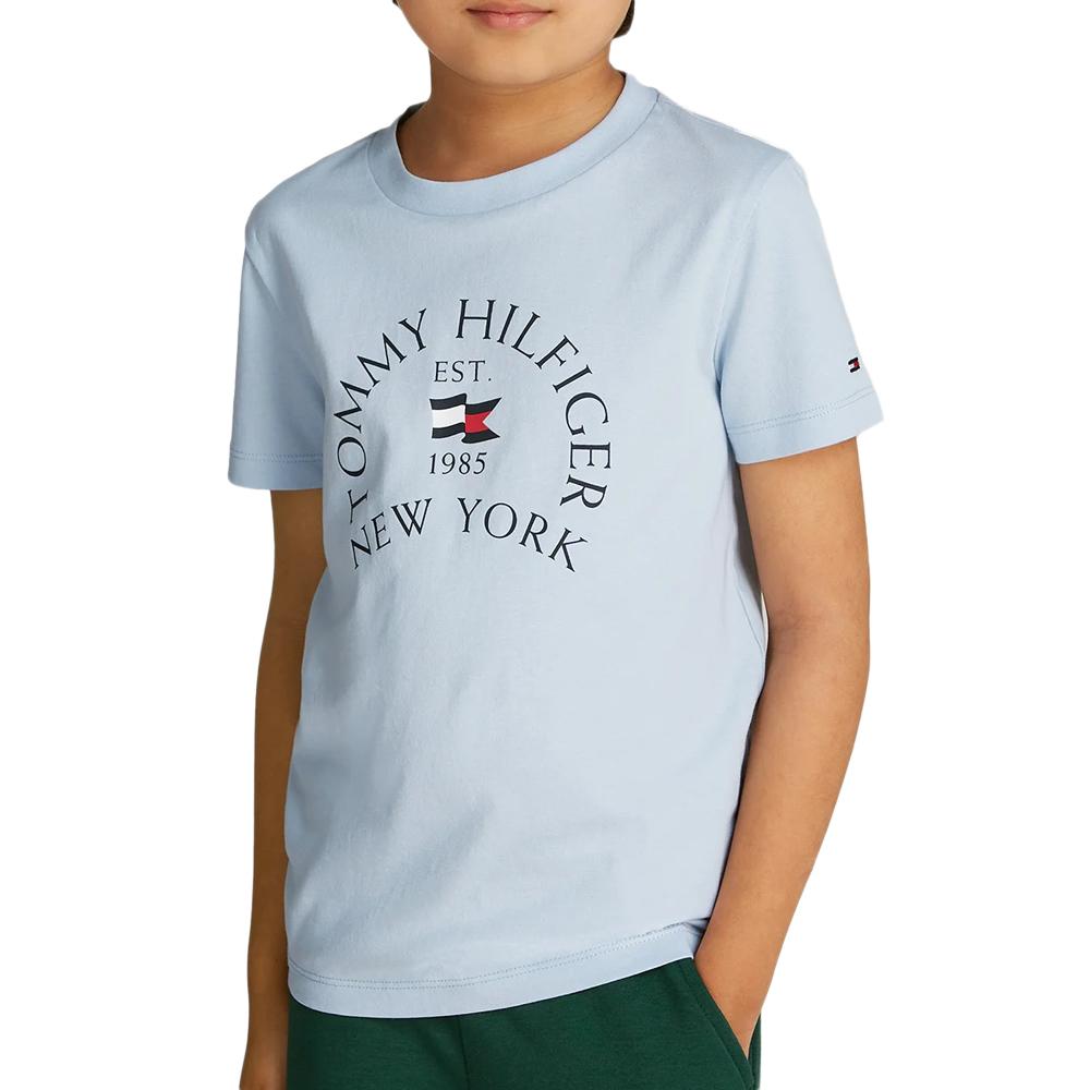 Tommy Hilfiger T-shirt Bleu Garçon Tommy Hilfiger Nautical1O