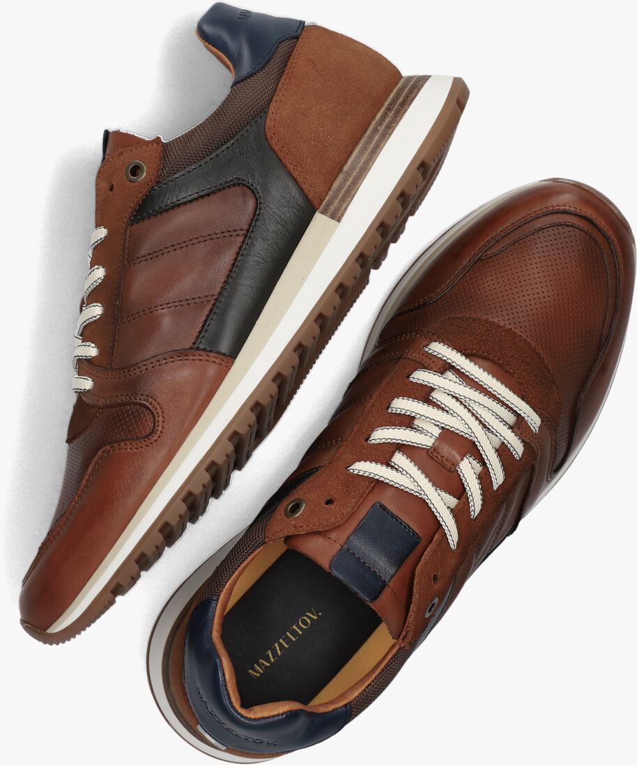 MAZZELTOV cognac mazzeltov lage sneakers 13249