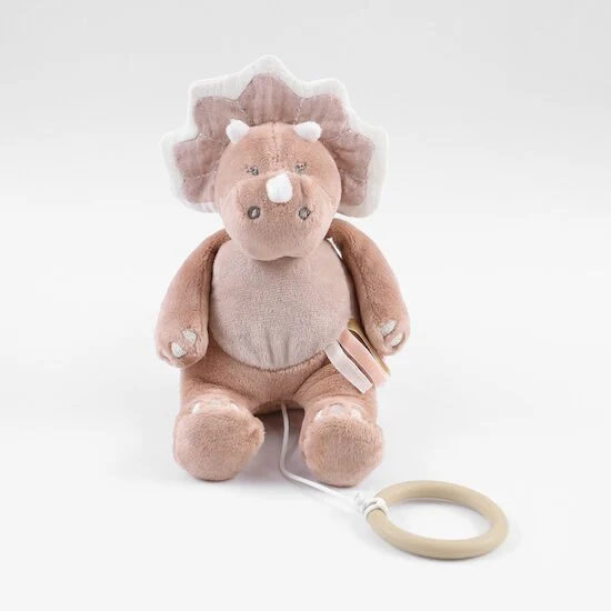 Popsie, Gigi & Louli Mini Peluche Musicale Veloudoux   Rose        de               Noukies