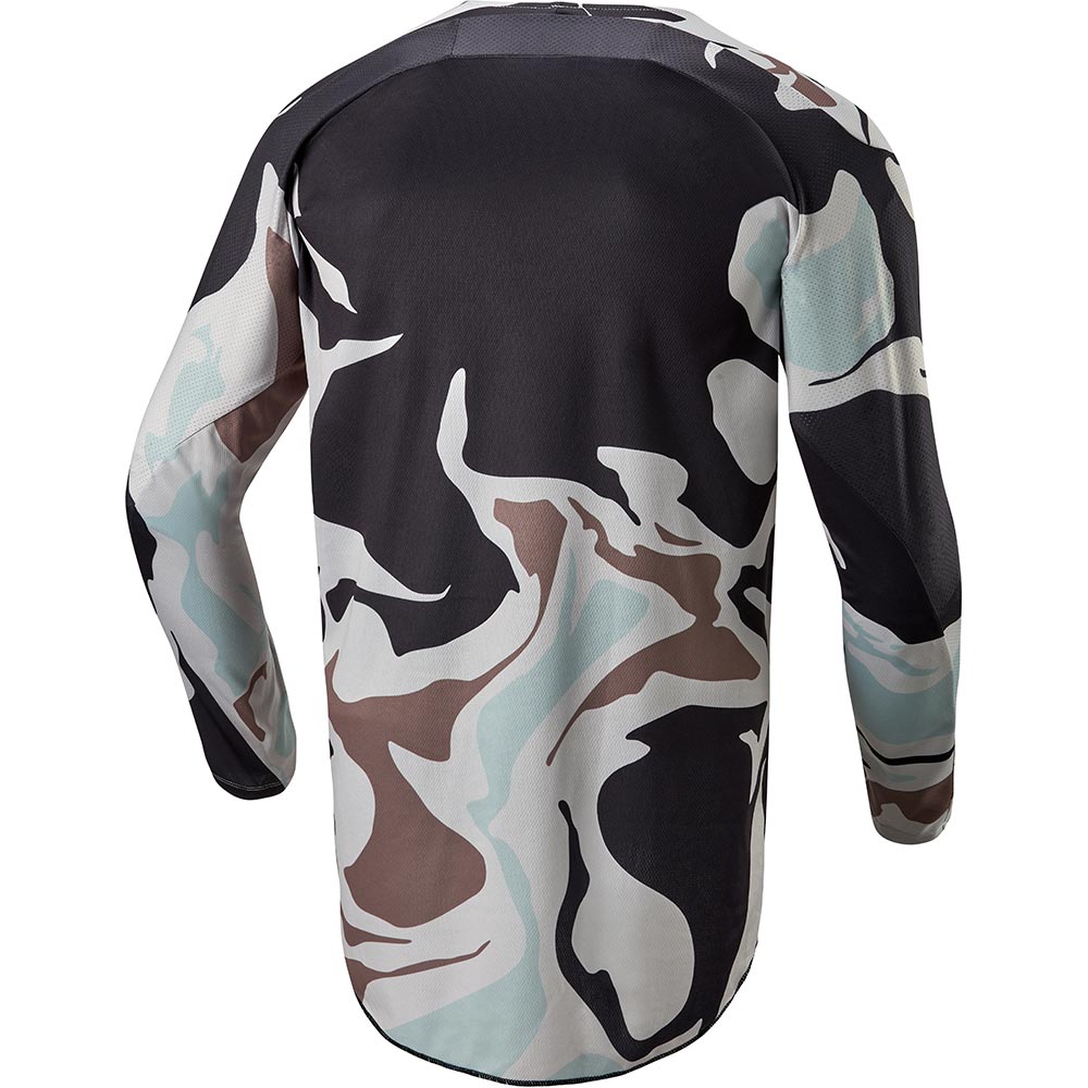Alpinestars - Maillot Racer Tactical Camouflage Noir / Gris Clair / Marron