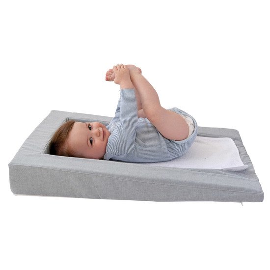 Matelas à langer douillet 2en1   Gris Chiné        de               Candide