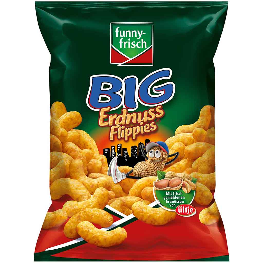 funny frisch Big Erdnuss Flippies 175g MHD:3.2.25