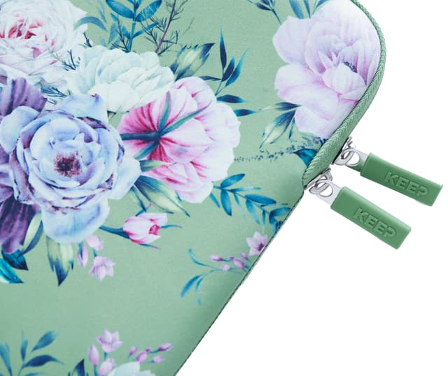 KEEP MacBook etui 13” (Jade Summer Flower)