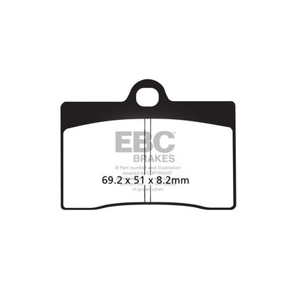 Plaquettes de freins EBC Sinter Métal Fritté avant