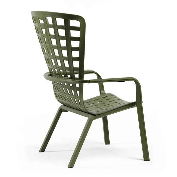 Nardi - Folio verstellbarer Outdoor-Sessel   Poggio Hocker, agave