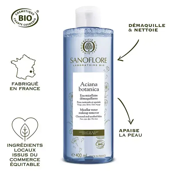 Água Micelar Sanoflore Aciana Botanica 400ml