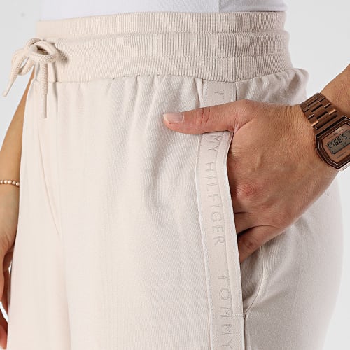 Pantalon Jogging A Bandes Femme 4771 Beige
