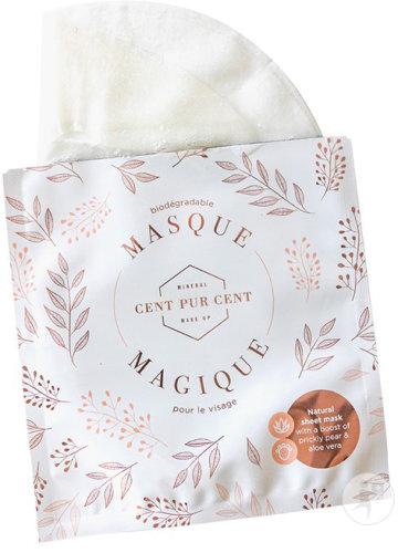 Cent Pur Cent Masque Magique Pour Le Visage 1 Pièce