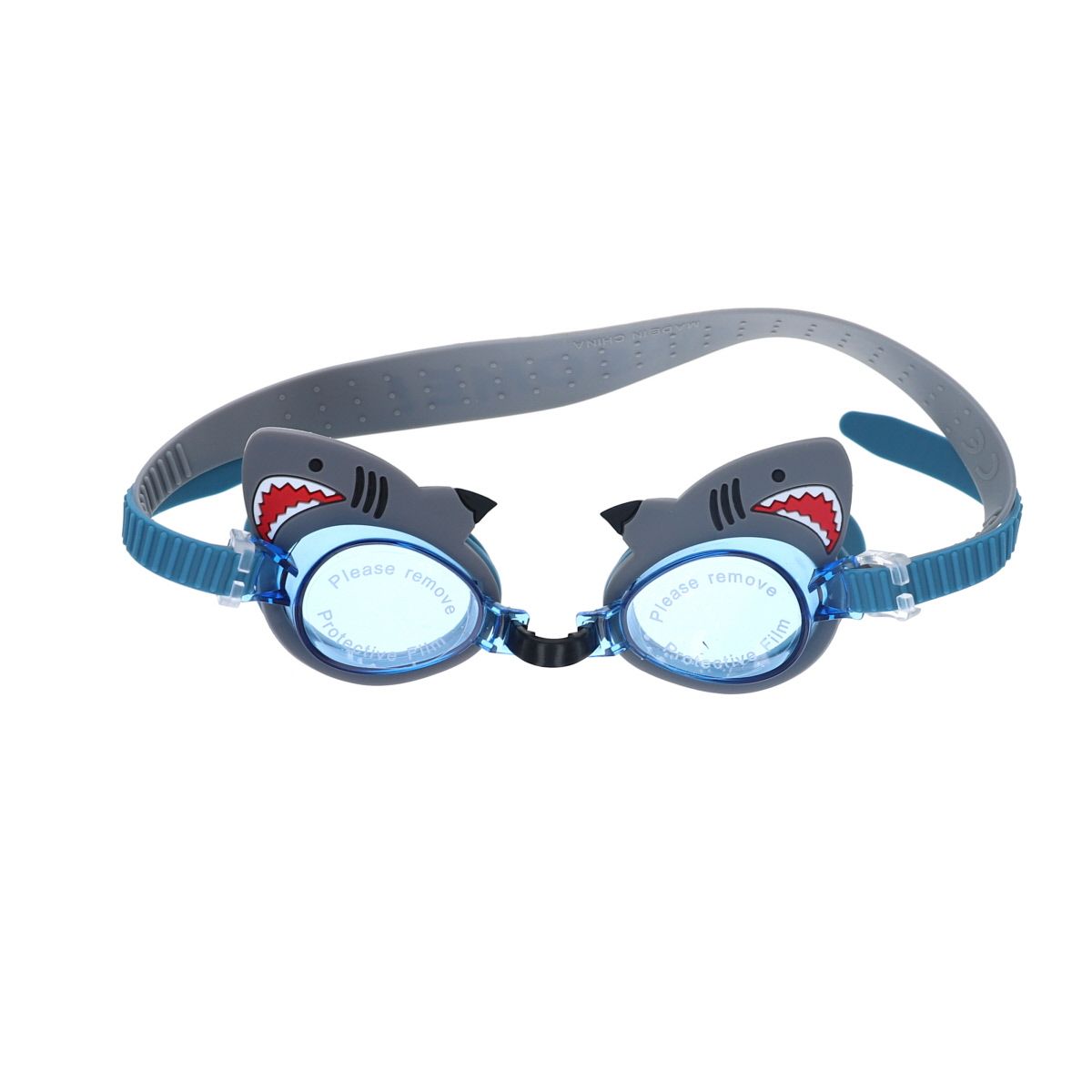 Lunettes de piscine enfant requins Mercredi et Patati