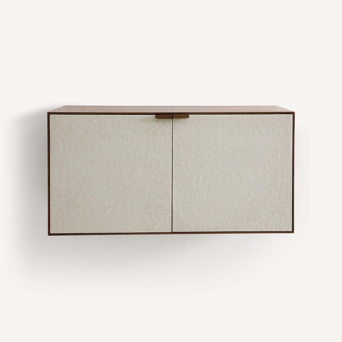 AM.PM<br>Mesa de cabeceira com 2 portas, nogueira e tecido, Aldon
