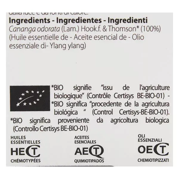 Pranarom Óleo Essencial de Ylang-Ylang Totum Orgânico 5ml