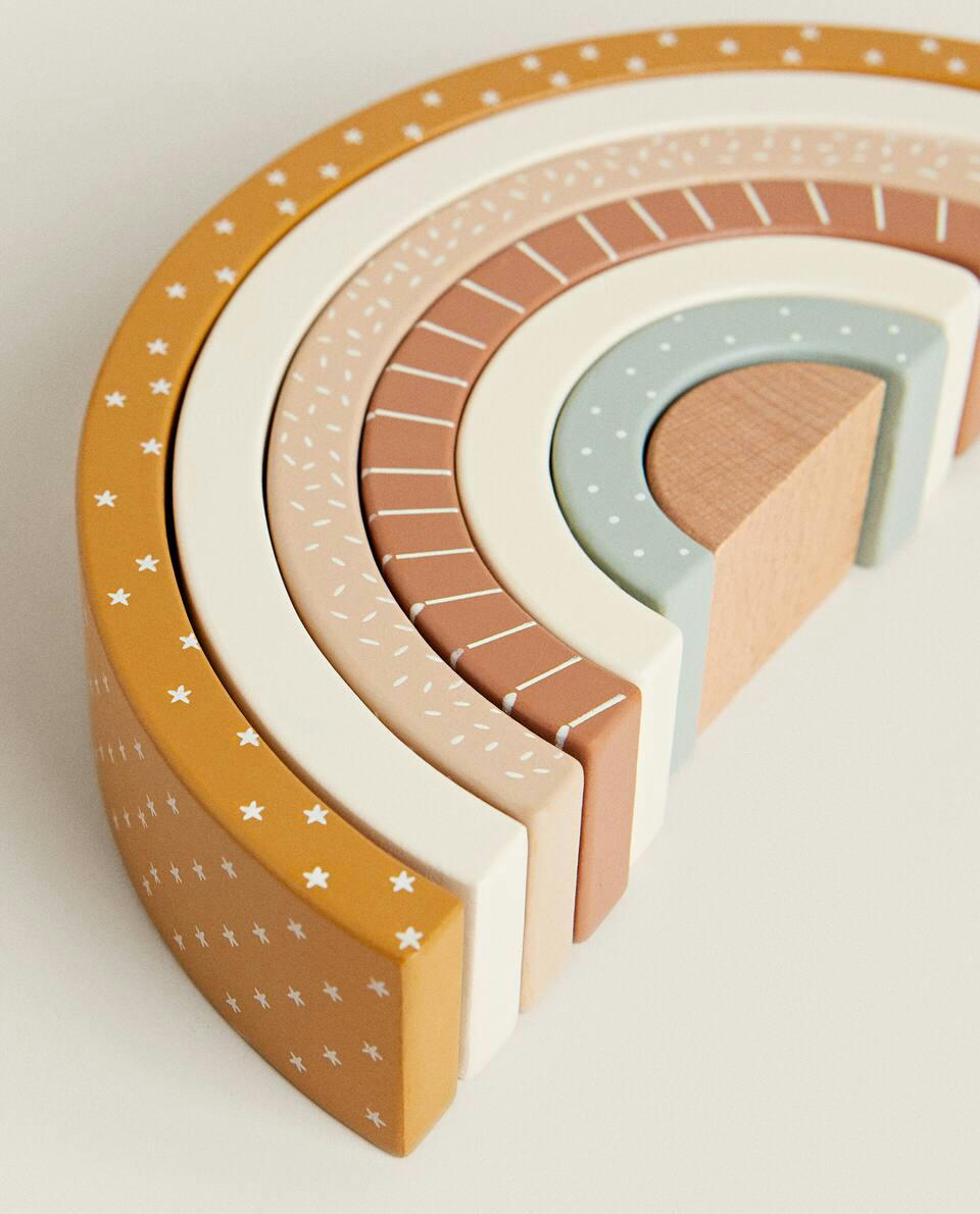 BRINQUEDO DE BLOCOS ARCO-ÍRIS