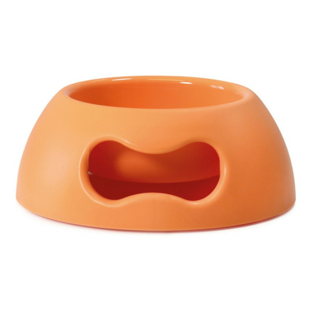 Mangeoire pour chiens pappy orange polypropylène (ø 30 cm)