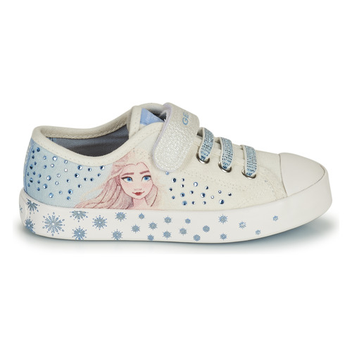 Geox - JR CIAK GIRL - Blanc / Bleu