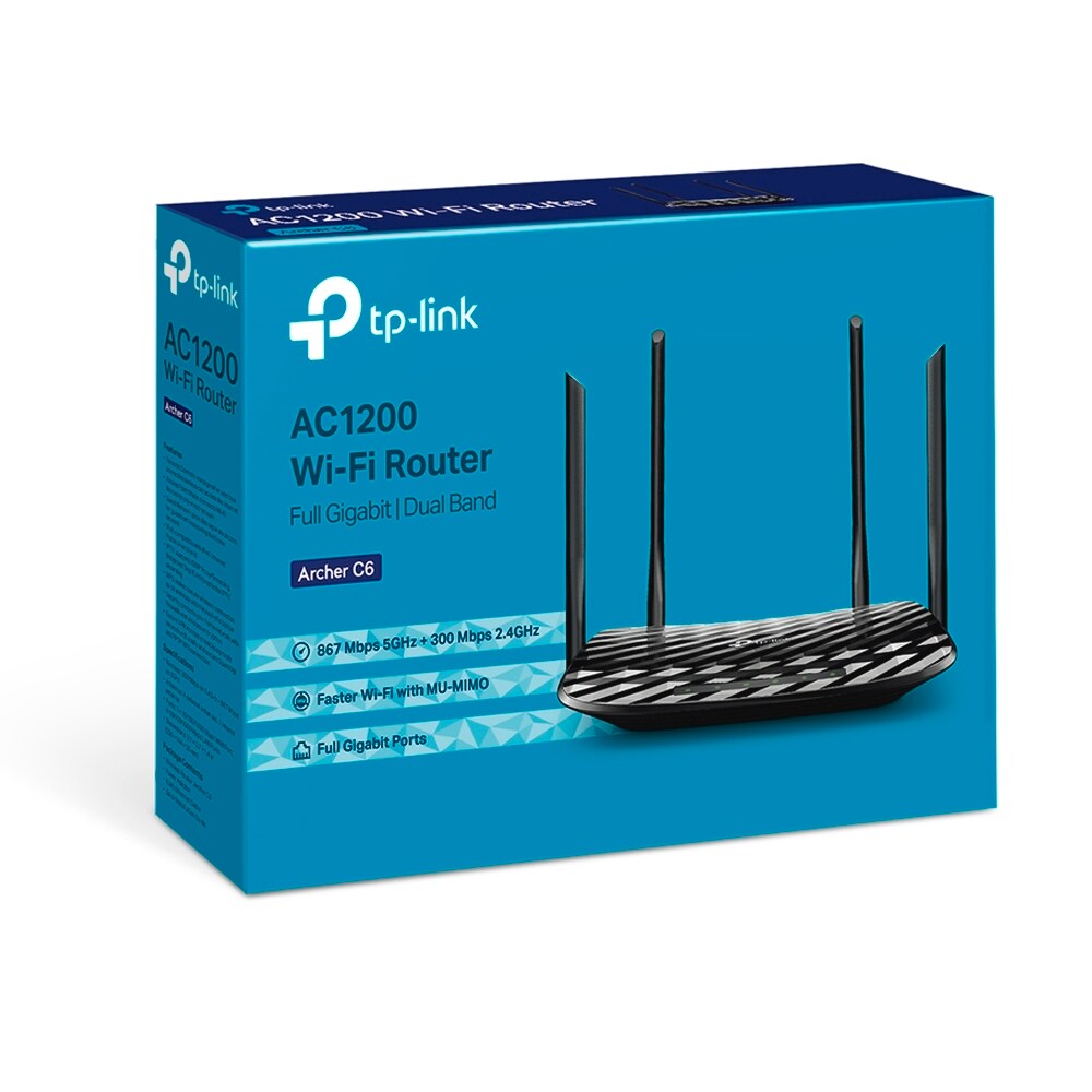 TP-Link Archer C6 AC1200 Dual-Band WLAN Router