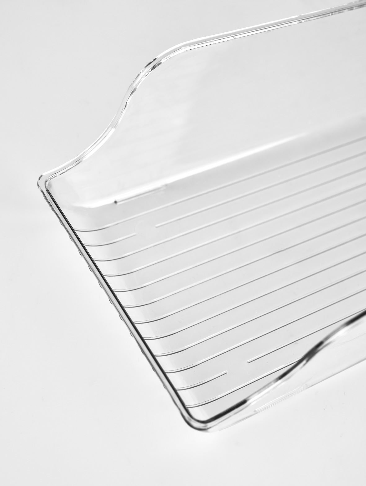 Oppbevaringsboks transparent - 35x15x10 cm