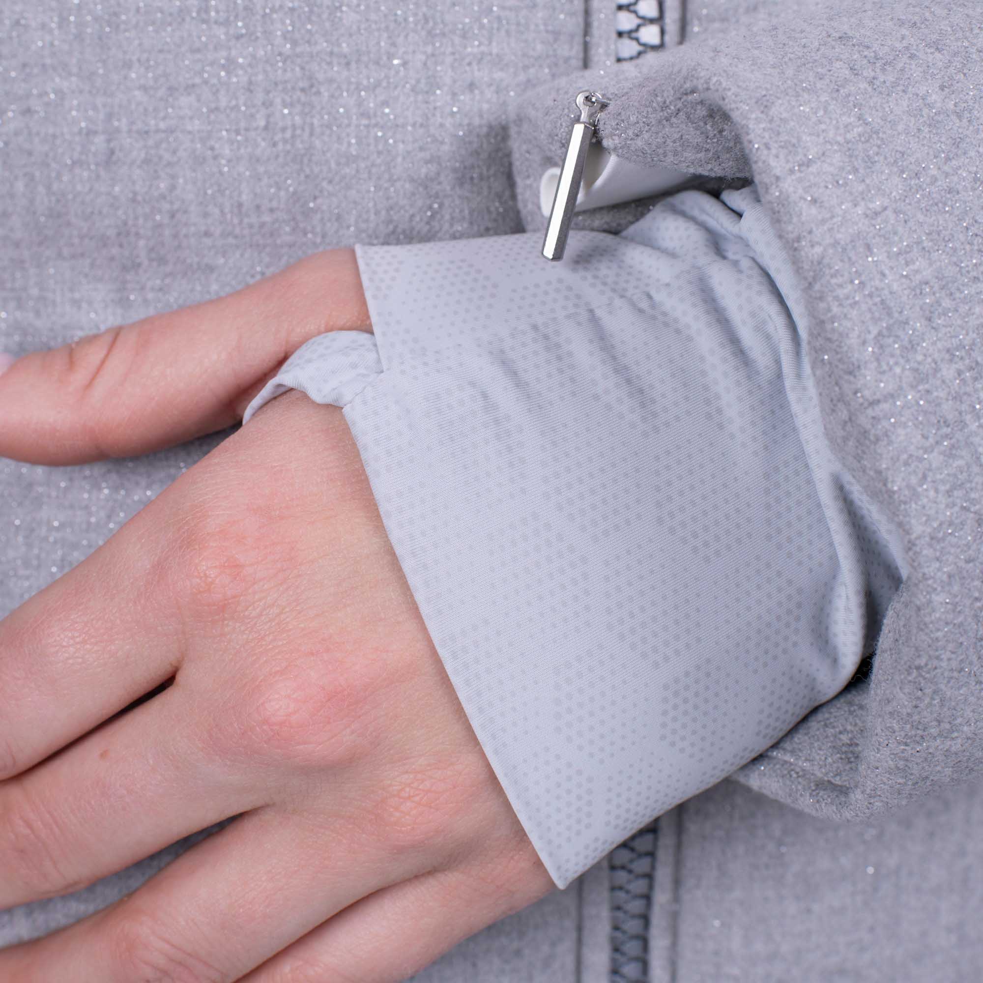 Arctic Luxe Jacket Dame Silver Fog