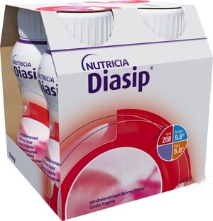 Nutricia Diasip Aardbei 4-pack 800ML