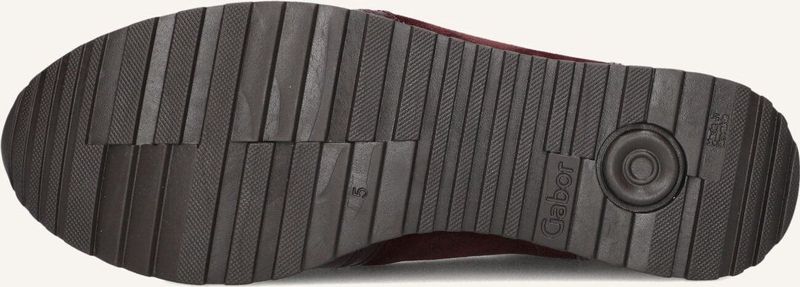 GABOR - 528 - Sneakers - Bordeauxrood - Suède/Textiel
