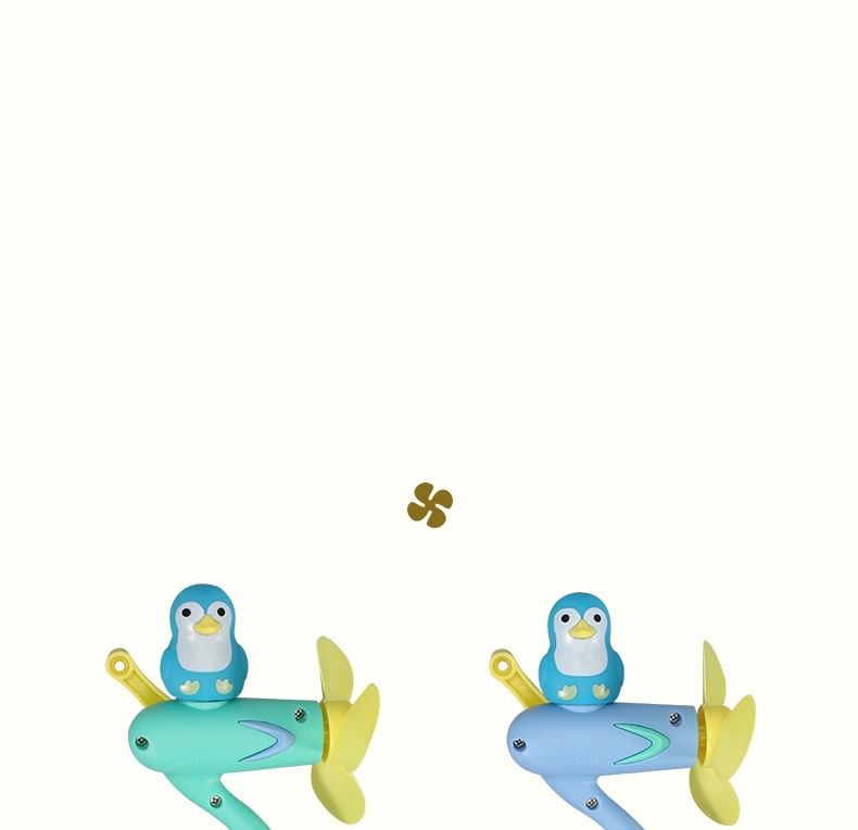 Miumi - Animal Plastic Hand Crank Fan (verschillende ontwerpen)