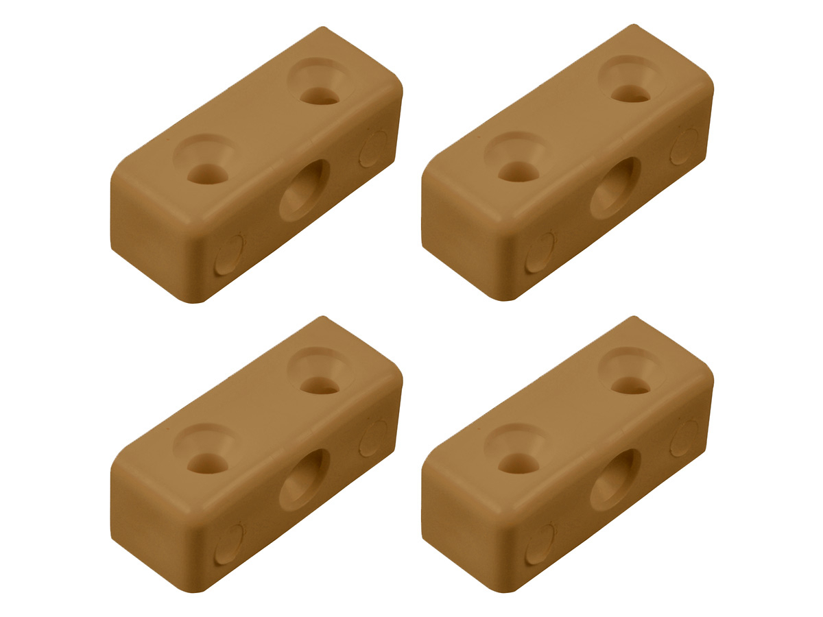 Obelink PVC hoekverbinders - light brown