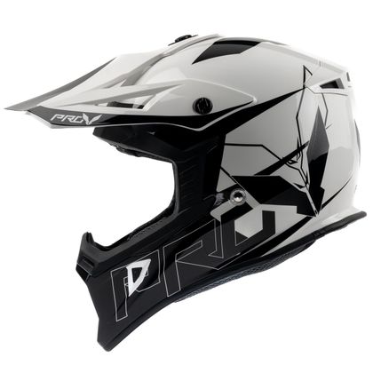 Casque cross Prov SKUD DALLAS 2024 - Blanc / Noir