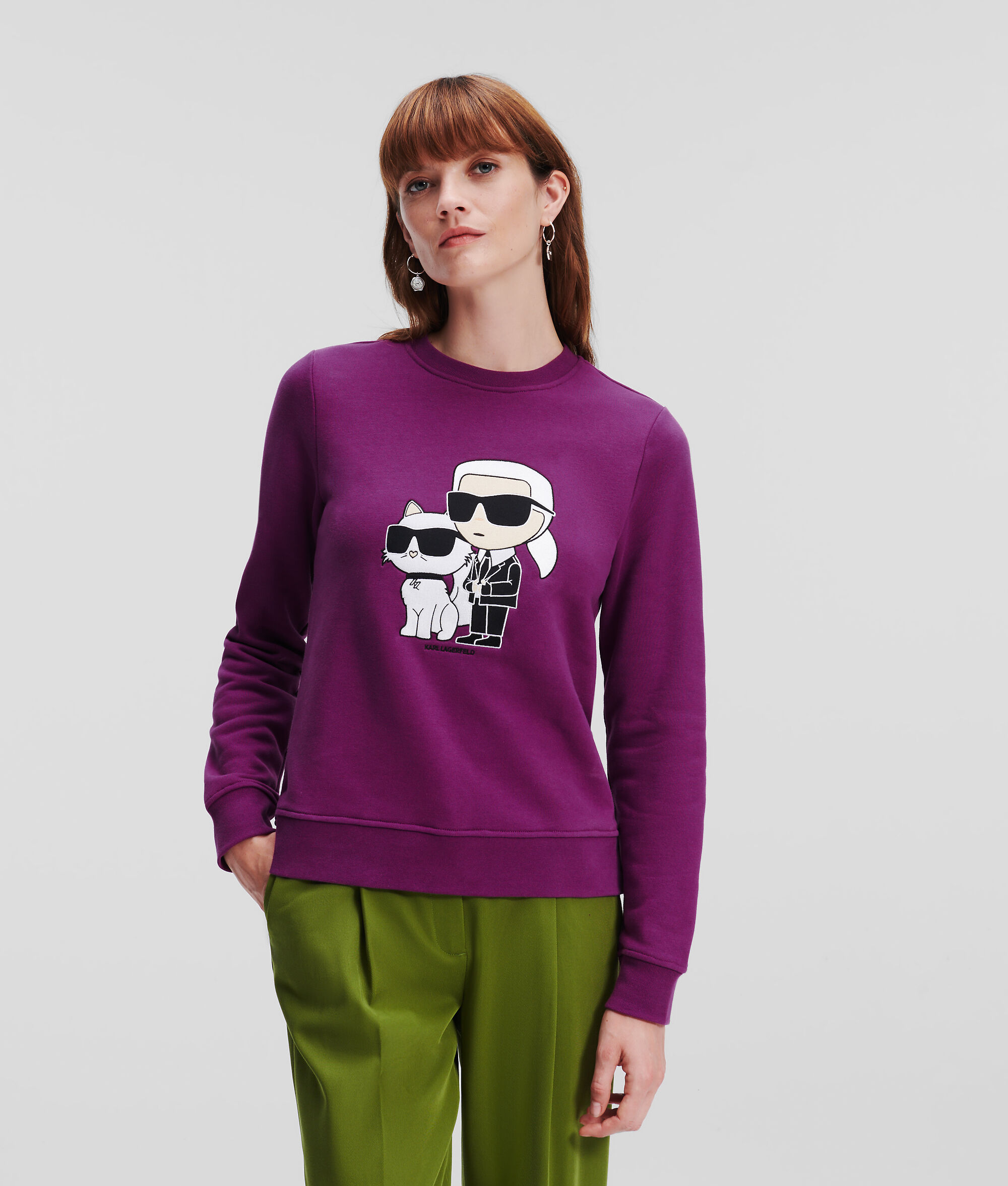 SWEAT-SHIRT KARL IKONIK KARL ET CHOUPETTE
