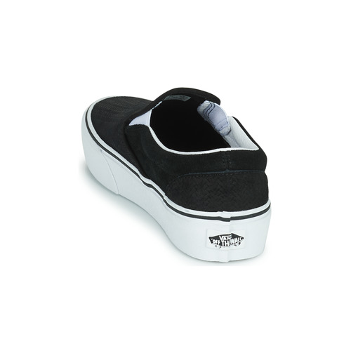 Vans - Classic Slip-On Platform - Noir / Blanc
