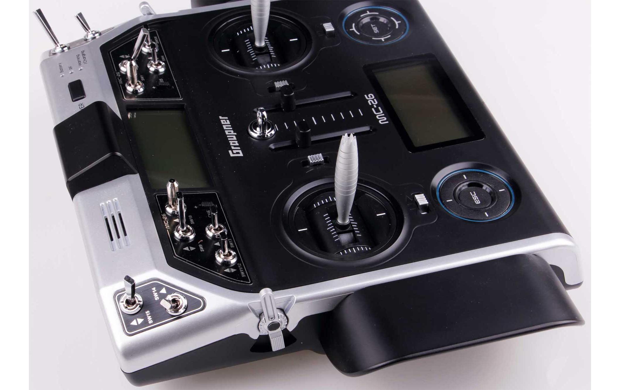 Fernsteuerung mc-26 16 Kanal, 2.4 GHz HoTT<br>Pultsender mit Graupner HoTT Technologie