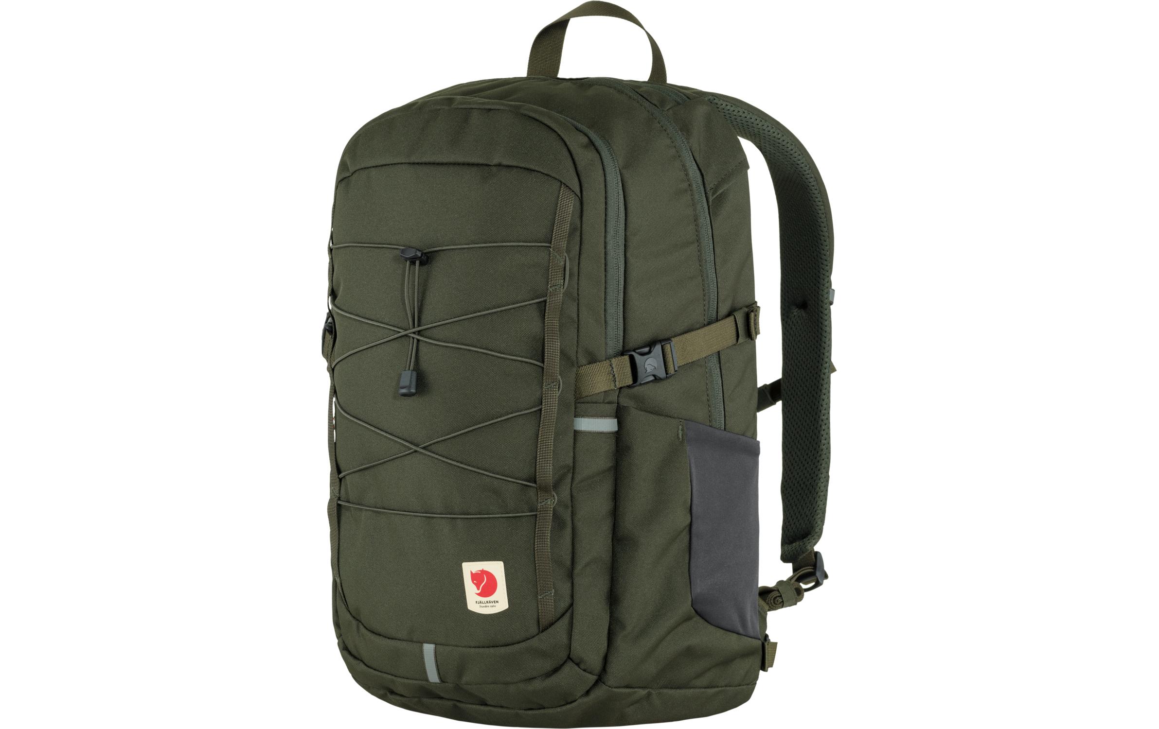 Freizeitrucksack Skule 28 l, DunkelgrünLaptop-Rucksack aus wasserabweisendem Material