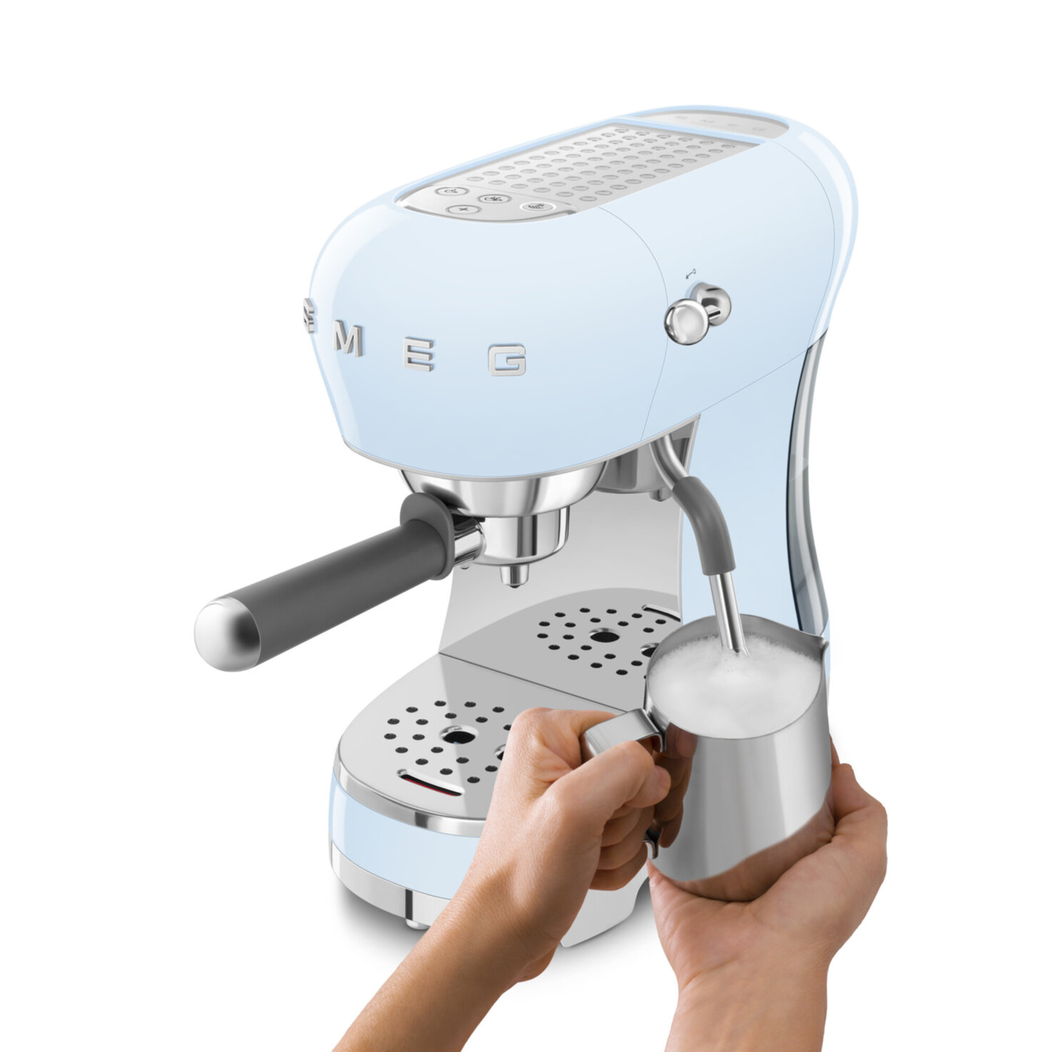 Smeg Espressomaschine ECF02PBEU Pastellblau