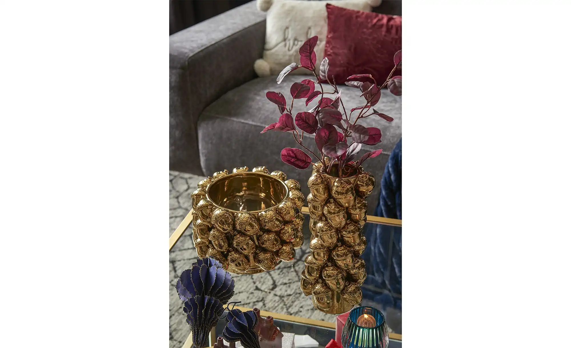 HOME STORY Vase 3D Eicheln