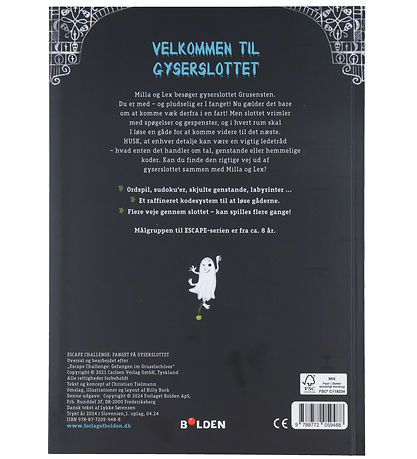 Forlaget Bolden Aufgabenbuch - Escape Herausforderung: Gefangen