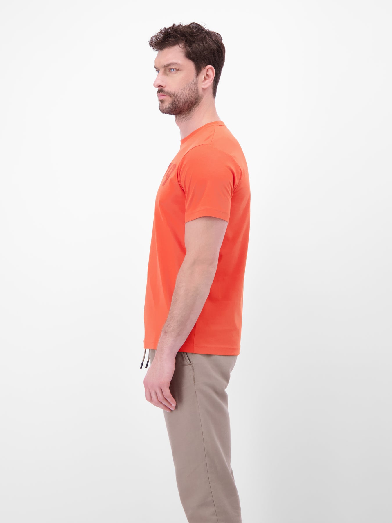 T-Shirt aus Baumwolle mit Brustprint